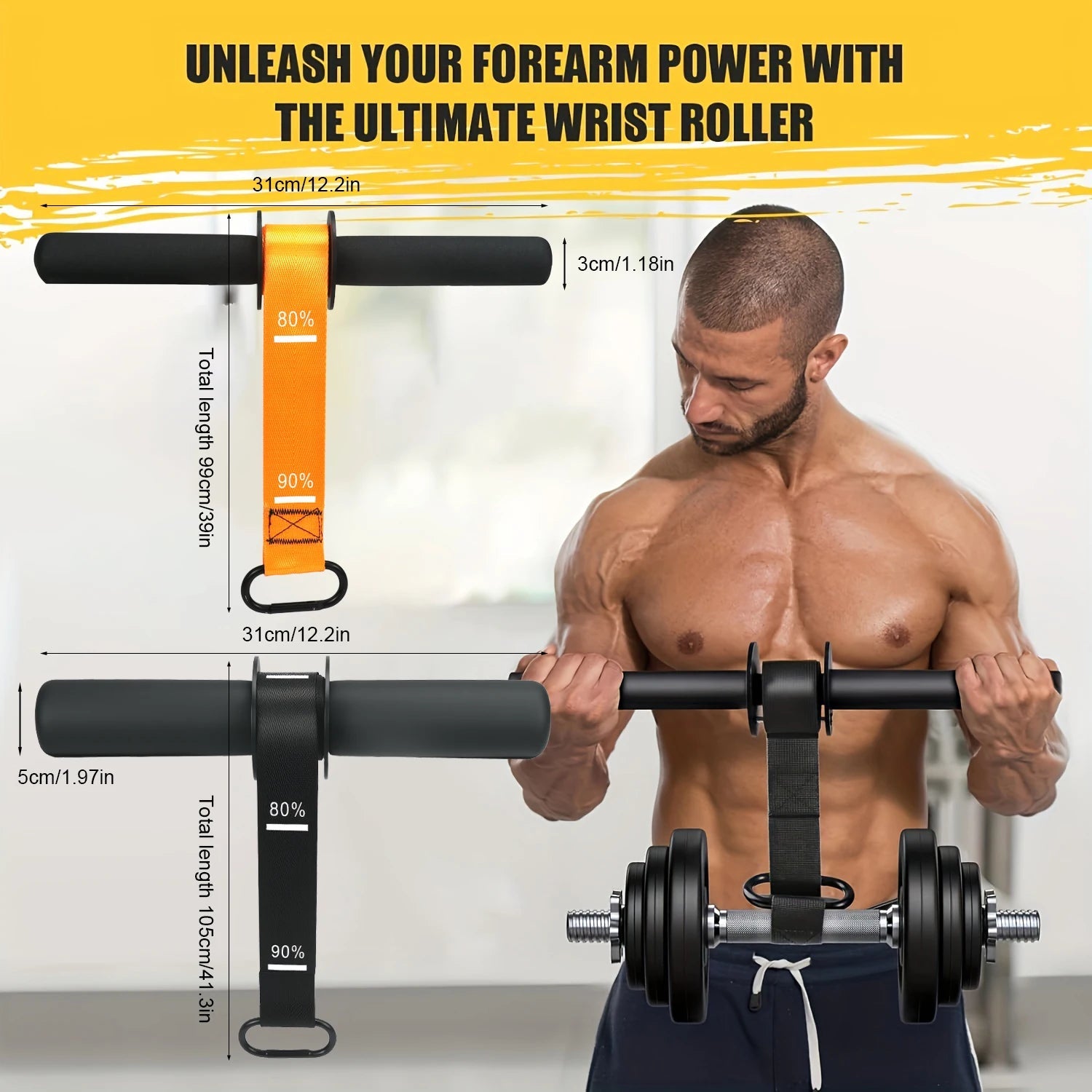 Forearm Strength Trainer Wrist Roller with Thickened Non - Slip Handle Adjustable Belt Home Workout Fitness Equipment Durable - SteelCoreForearm Strength Trainer Wrist Roller with Thickened Non - Slip Handle Adjustable Belt Home Workout Fitness Equipment DurableSteelCoreSteelCore14:771Black (1.97in)Black (1.97in)Forearm Strength Trainer Wrist Roller with Thickened Non - Slip Handle Adjustable Belt Home Workout Fitness Equipment Durable