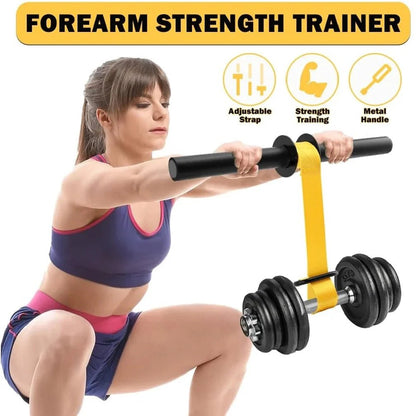 Forearm Strength Trainer Wrist Roller with Thickened Non - Slip Handle Adjustable Belt Home Workout Fitness Equipment Durable - SteelCoreForearm Strength Trainer Wrist Roller with Thickened Non - Slip Handle Adjustable Belt Home Workout Fitness Equipment DurableSteelCoreSteelCore14:771Black (1.97in)Black (1.97in)Forearm Strength Trainer Wrist Roller with Thickened Non - Slip Handle Adjustable Belt Home Workout Fitness Equipment Durable