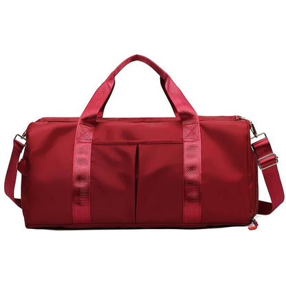 Gym Bag Men Women Training Fitness Swim Travel Luggage Handbag Yoga Shoulder Pack Shoes Storage Waterproof Dry Wet Separation - SteelCoreGym Bag Men Women Training Fitness Swim Travel Luggage Handbag Yoga Shoulder Pack Shoes Storage Waterproof Dry Wet SeparationSteelCoreSteelCore14:200006153RedRedGym Bag Men Women Training Fitness Swim Travel Luggage Handbag Yoga Shoulder Pack Shoes Storage Waterproof Dry Wet Separation