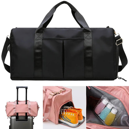 Gym Bag Men Women Training Fitness Swim Travel Luggage Handbag Yoga Shoulder Pack Shoes Storage Waterproof Dry Wet Separation - SteelCoreGym Bag Men Women Training Fitness Swim Travel Luggage Handbag Yoga Shoulder Pack Shoes Storage Waterproof Dry Wet SeparationSteelCoreSteelCore14:200006151PinkPinkGym Bag Men Women Training Fitness Swim Travel Luggage Handbag Yoga Shoulder Pack Shoes Storage Waterproof Dry Wet Separation