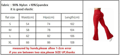 Women Flared Leggings with Pockets Gym Outdoor Fitness Athletic Workout Leggins Yoga Pants Sports Training Bell - bottomed Trouser - SteelCoreWomen Flared Leggings with Pockets Gym Outdoor Fitness Athletic Workout Leggins Yoga Pants Sports Training Bell - bottomed TrouserSteelCoreSteelCore14:200211869red;5:100014065redXLWomen Flared Leggings with Pockets Gym Outdoor Fitness Athletic Workout Leggins Yoga Pants Sports Training Bell - bottomed Trouser